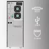 Qoltec 52284 Nepertraukiamo maitinimo šaltinis UPS | 10kVA | 10000W | Galios koeficientas 1.0 | LCD | EPO | USB | On-line