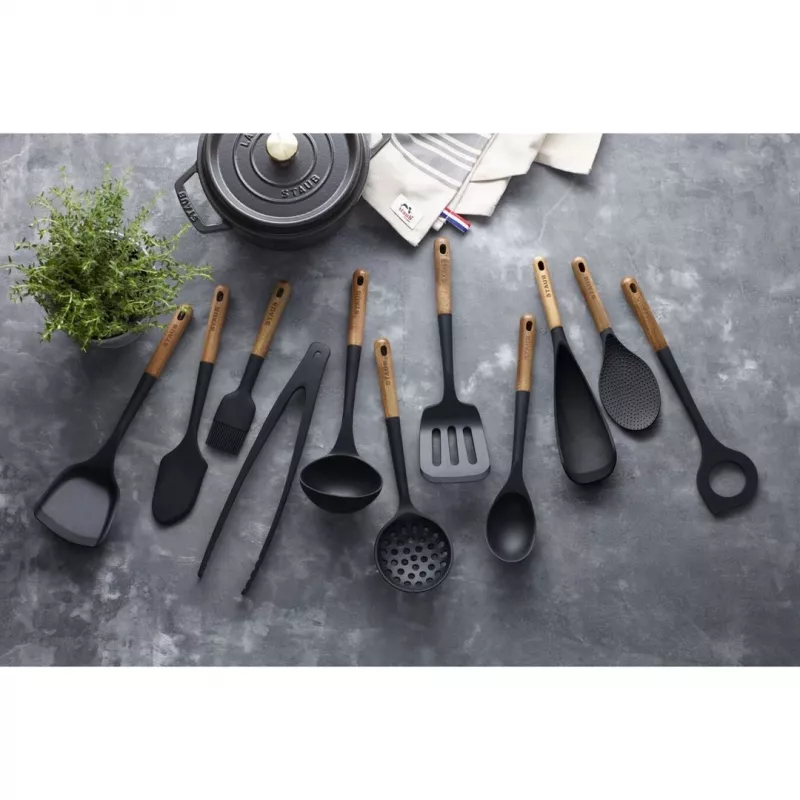 Staub Šaukštas - 31 cm, Rudai-juodas