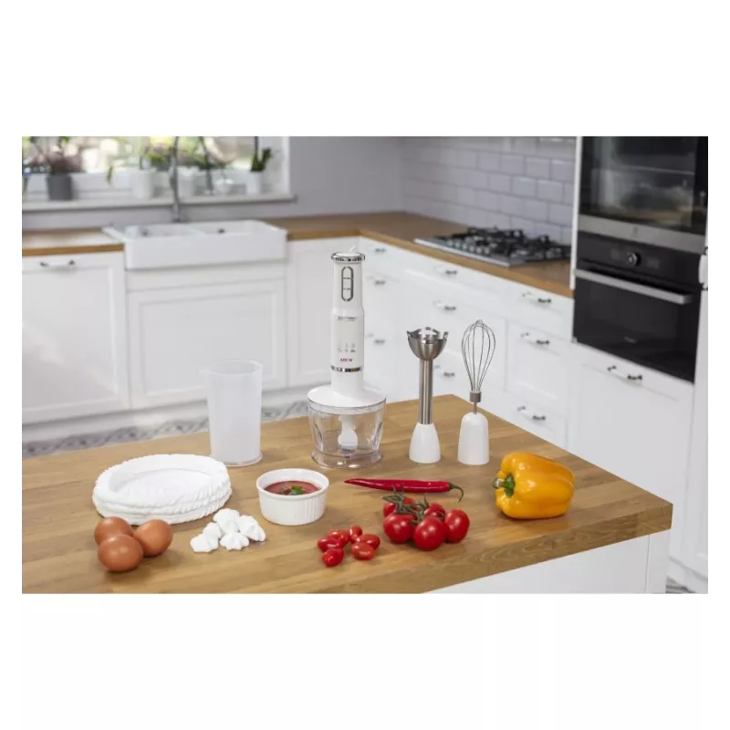 Panardintuvas MPM MBL 43 baltas 600W su priedais