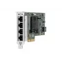 HPE 366T tinklo adapteris – PCIe 2.1 x4 Low-Profile, 4x Gigabit Ethernet
