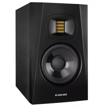 Studijiniai monitoriai ADAM AUDIO T5V, 5 col. žemųjų dažnių garsiakalbis, 1,9 col. aukštųjų dažnių garsiakalbis, 45–25 000 Hz, 106 dB, juodi
