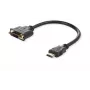 Microconnect HDMDVI15CM vaizdo kabelio adapteris 0,15 m HDMI A tipo (standartinis) DVI-D juodas