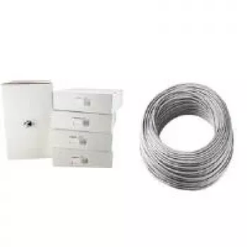 LogiLink montavimo kabelis, Cat. 5e, F/UTP, 305 m, pilkas 4 x 2 AWG 24/1, su folijos ekranavimu, PVC, ritėje (CPV003)