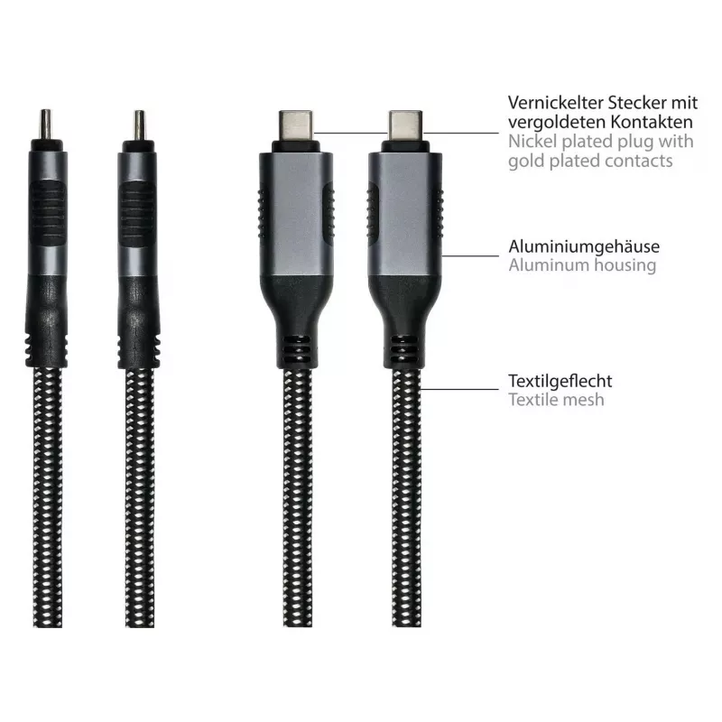 Good Connections Ethernet kabelis USB-C RJ45, antracito, 0,5 m