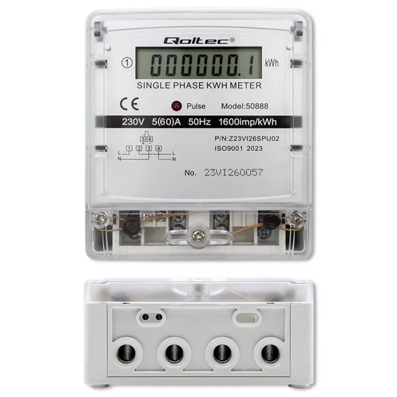 Vienfazis elektroninis elektros energijos skaitiklis 230V LDC