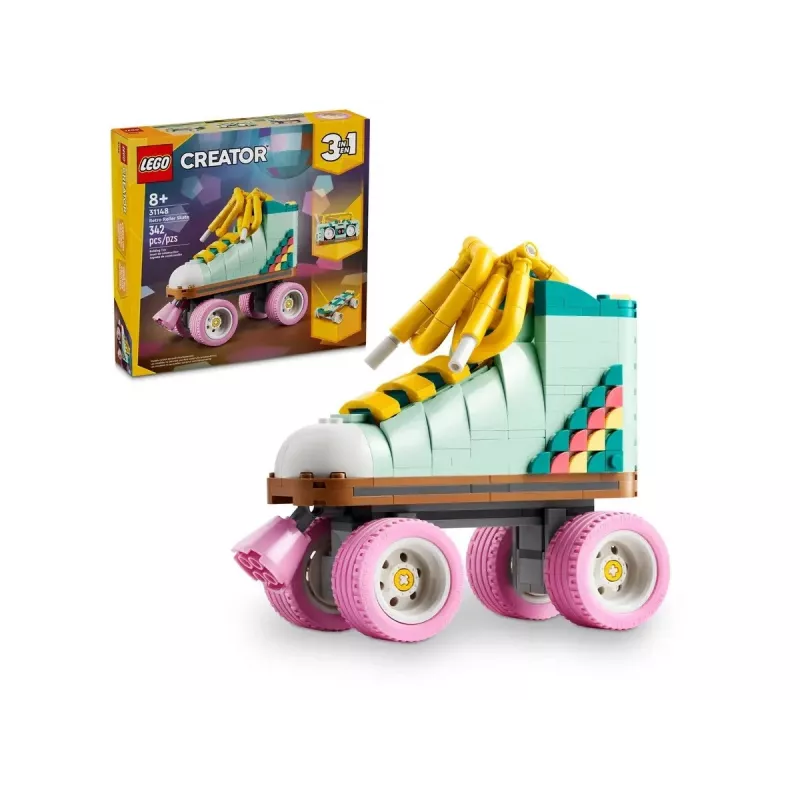 LEGO Creator Retro Roller Skate 31148 2-in-1 modelis, 342 detalės, 140×160×70 mm