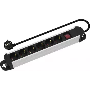 ROLINE Power Strip CEE7/7 6 lizdų su jungikliu - ilgintuvas (19.07.2612)