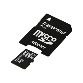 Transcend Premium microSDHC atminties kortelė su SD adapteriu