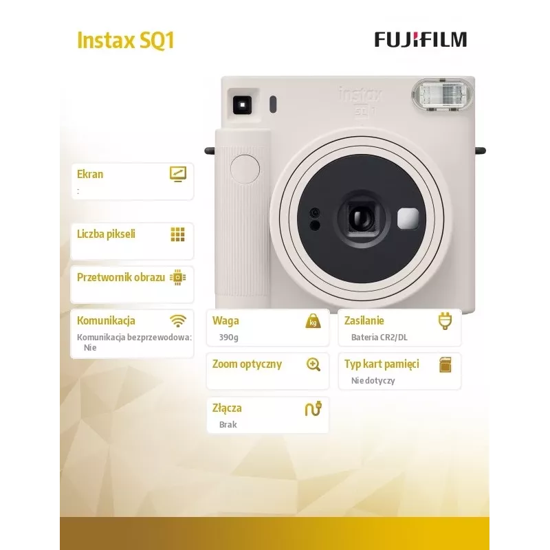 Fujifilm Instax Square SQ1 62 x 62 mm balta
