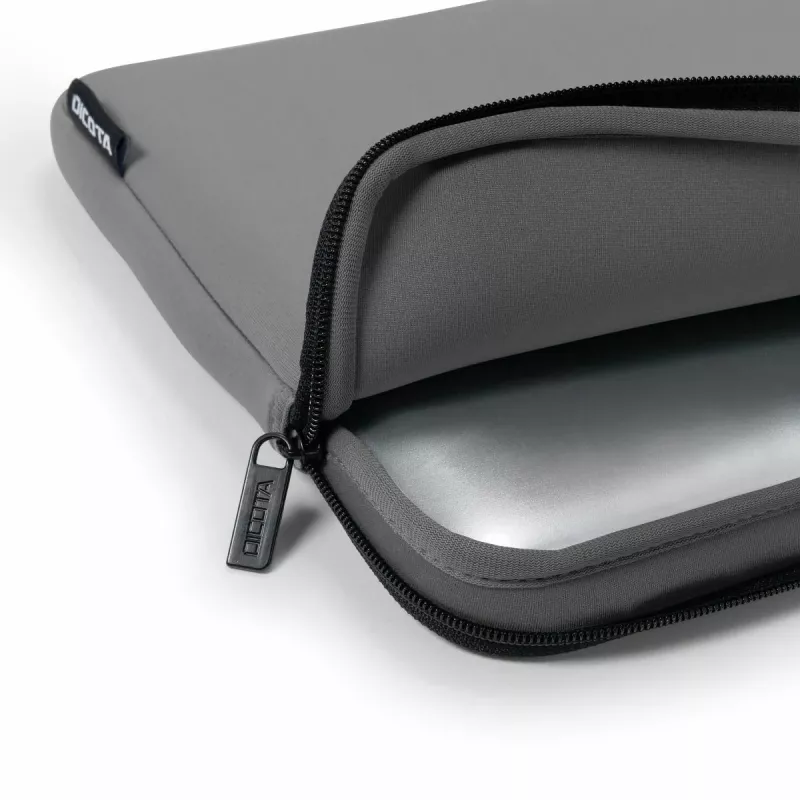 DICOTA Skin BASE neopreninis dėklas nešiojamam kompiuteriui - 35,8 cm (13-14,1 col.) - pilkas (D31292)