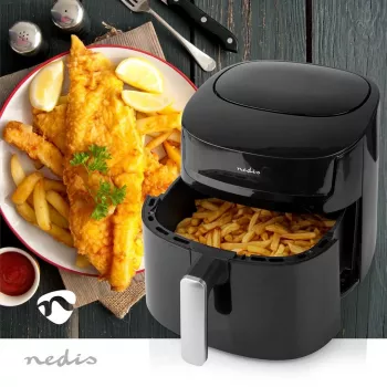 Nedis KAAF170BK karšto oro gruzdintuvė 7.2 L 1800 W juoda