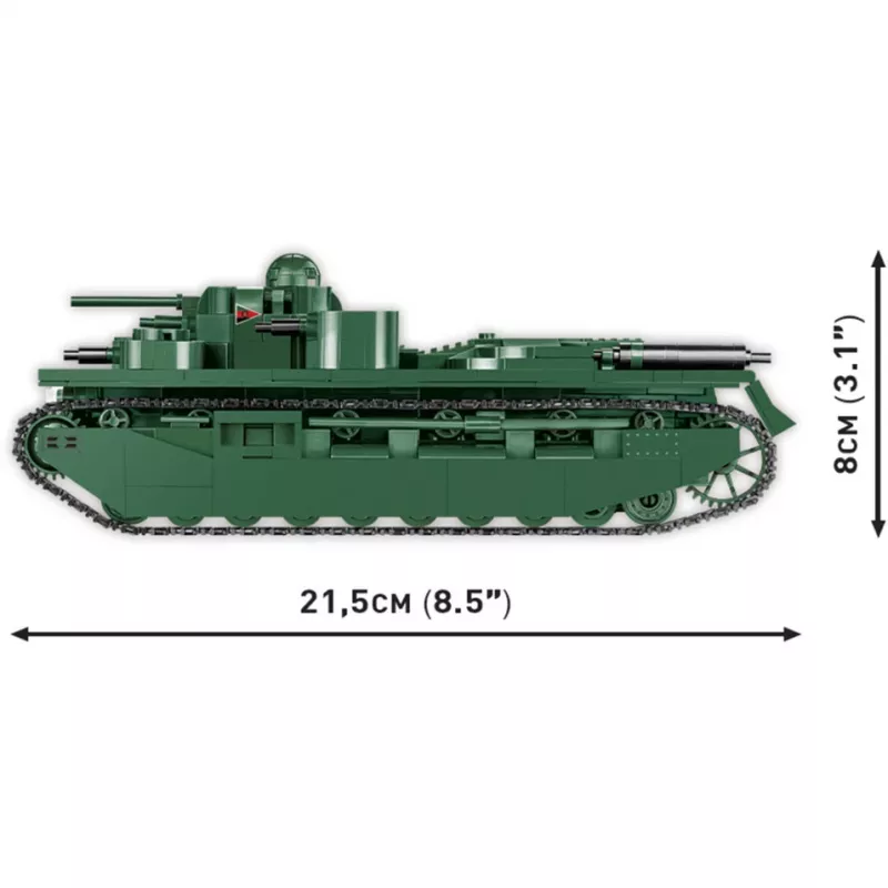 Blokelių istorinė kolekcija Vickers A1E1 Independent