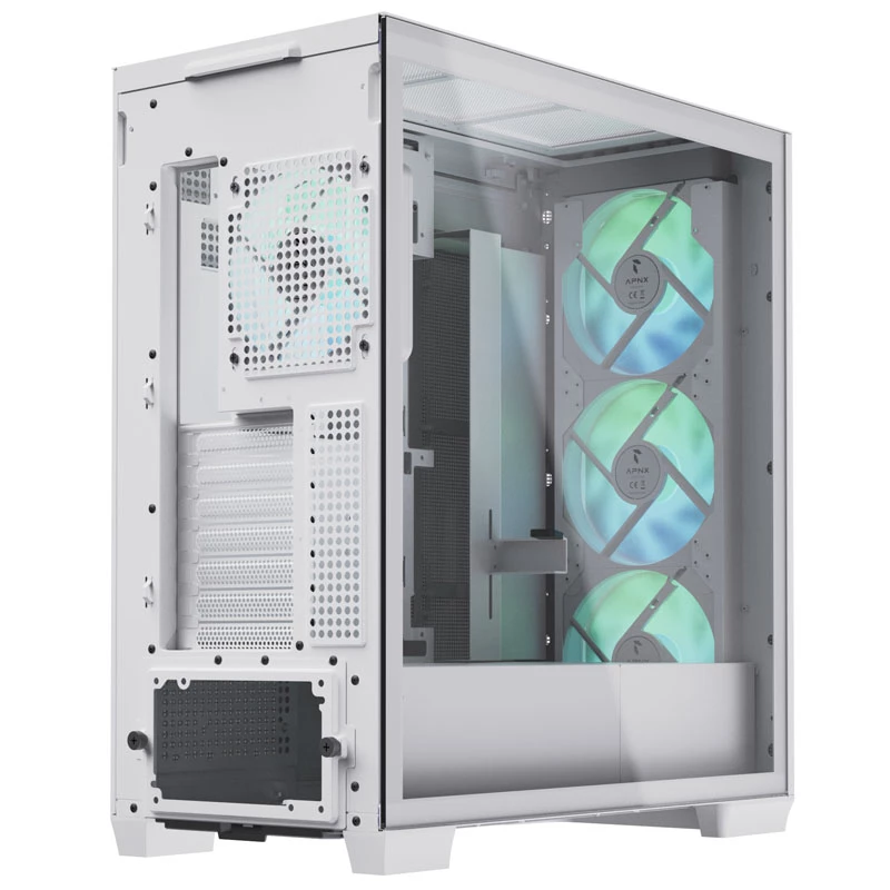 APNX C1-WT-V1 ARGB ventiliatorius
