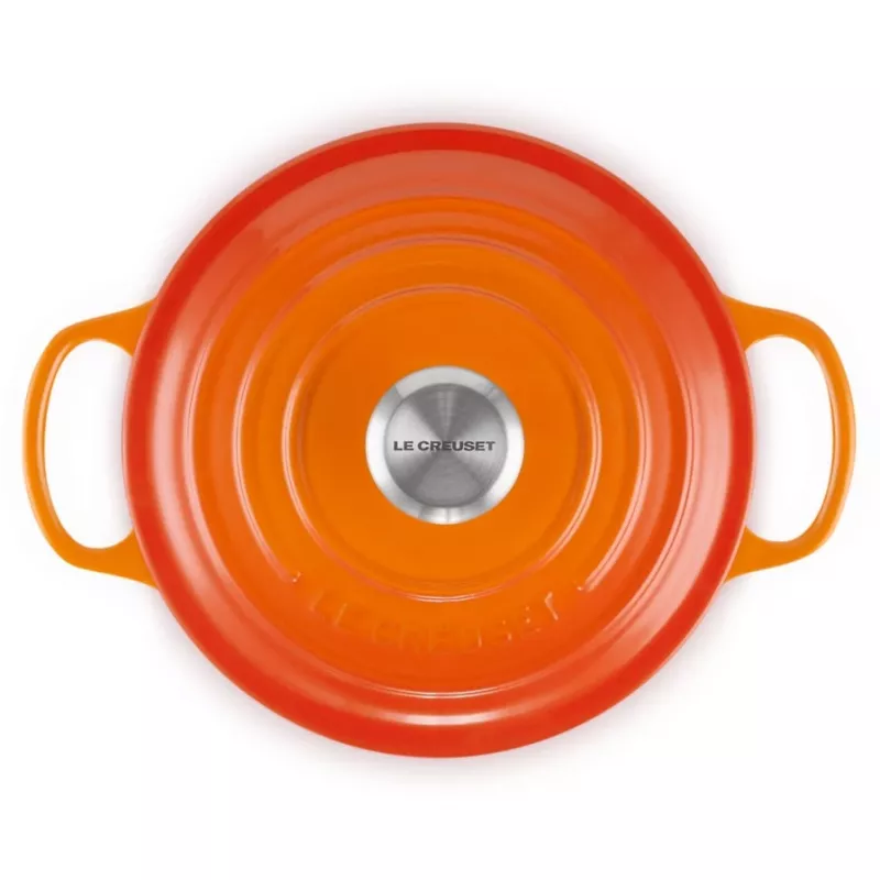 Le Creuset Signature apvalus kepimo indas 18 cm vulkaninė