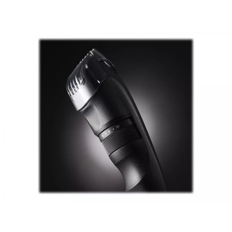 Barzdos kirpimo mašinėlė Panasonic ER-SB40-K803 — 0,5–10 mm, 19 pakopų, Li-Ion, belaidė / tinklo, juoda