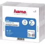 Hama CD Slim Double Jewel Case, pakuotė 10 vnt., 2 diskai, permatomas