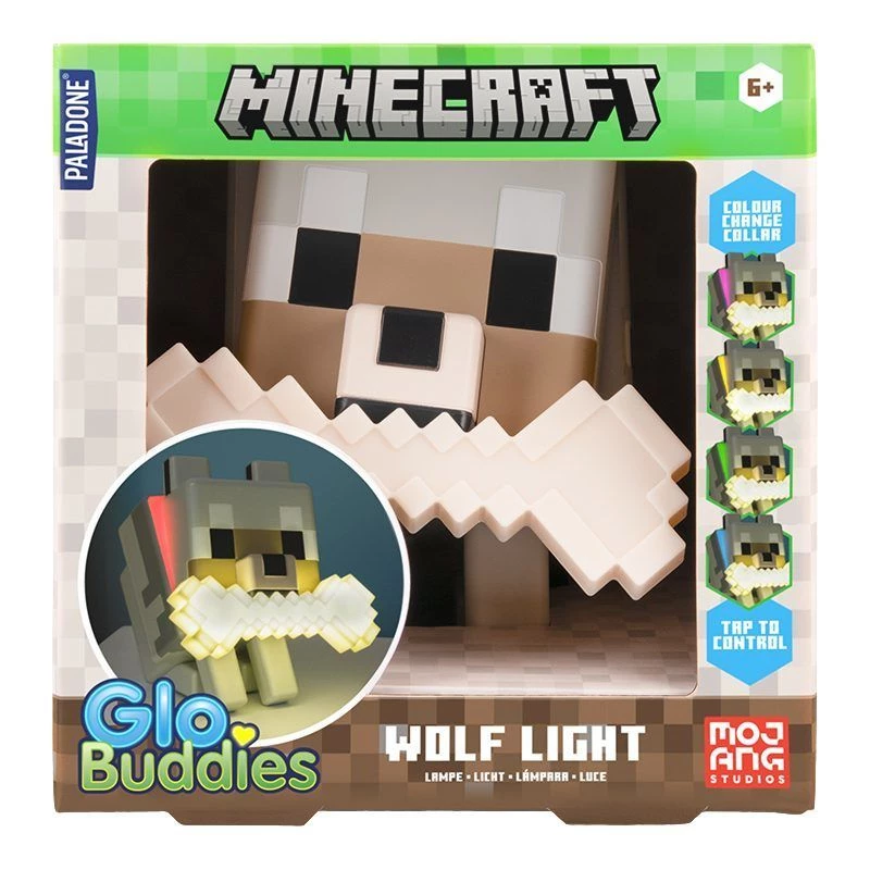 Paladone Minecraft Wolf GloBuddies Šviesa