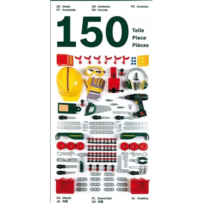Bosch Workbench No 1 150 dalių