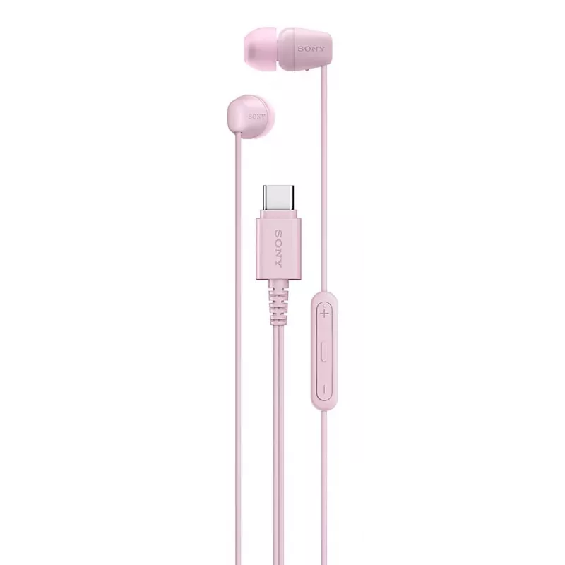 Sony IER-EX15C ausinės laidinės į ausį skambučiams/muzikai USB Type-C rožinės