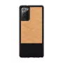 Man and Wood Galaxy Note 20 dėklas su medžio apdaila, silkės raštas, nero juoda