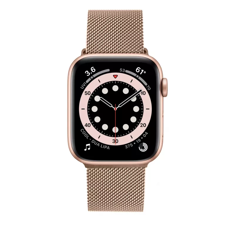 Tinklinė apyrankė FIXED FIXMEST-436-RG Apple Watch 38/40/41 mm rožinio aukso