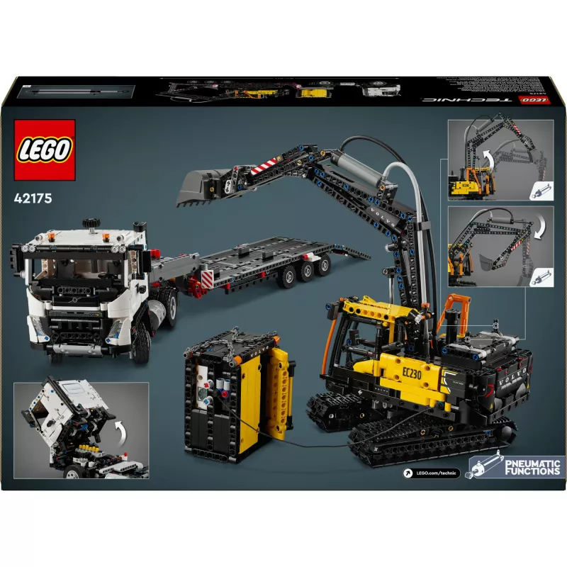 LEGO Technic Volvo FMX sunkvežimis ir EC230 elektrinis ekskavatorius 42175