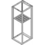 Schroff 19SHELF STAT.600W 740D RAL7021 (27230165)