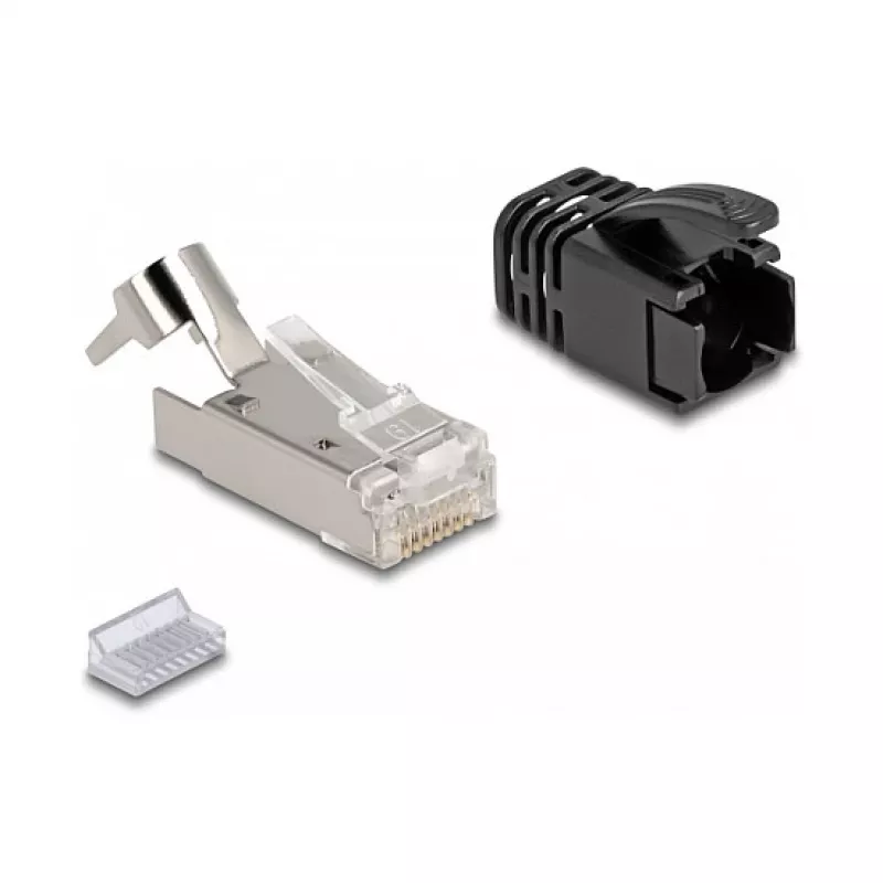 DeLOCK RJ45 kištukas Cat.8.1 25 vnt. rinkinys su įtempimo mažinimu
