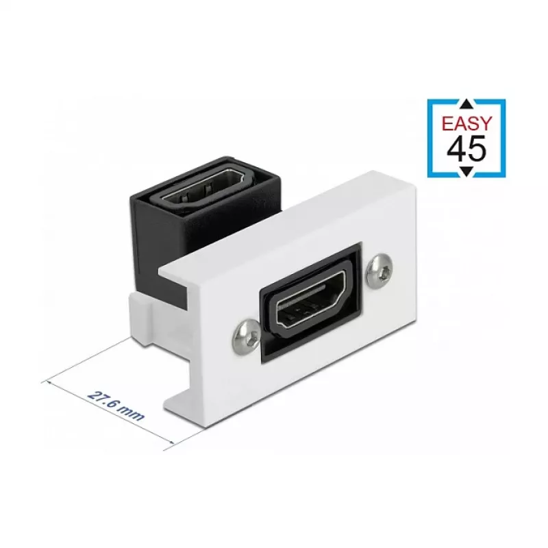 HDMI modulis DeLOCK Easy 45 81304, 90° kampu, 22,5 x 45 mm