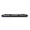 Digitus DN-91524U-EC – Kištukinis lizdas RJ45 Cat5e, 22/26 AWG, juodas, -20–70 °C, 510×160 mm