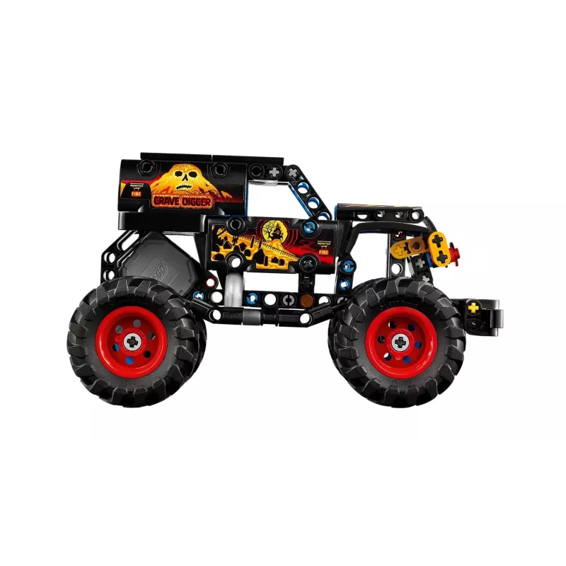 LEGO TECHNIC 42219 Monster Jam Grave Digger Ugnis ir Ledas