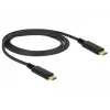 USB-C kabelis DeLOCK 85531 USB 3.2 Gen 2 1 m juodas