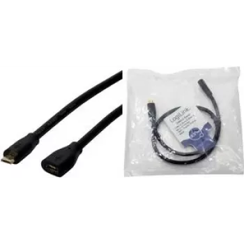 Logilink USB ilginimo laidas Micro-USB B (kištukas) į Micro-USB B (lizdas) - USB 2.0 - 2 m - Juoda (CU0123)