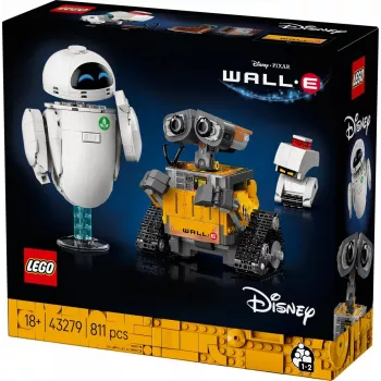 LEGO statybinis rinkinys Disney Pixar WALL·E ir EVE 43279 – 811 dalių, 130 mm aukščio, nuo 18 m.