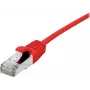 Ethernet jungiamasis kabelis Dexlan 858730 CAT6a S/FTP 1 m, raudonas