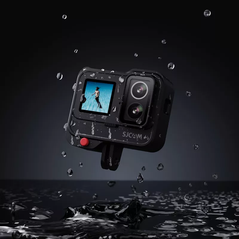 Veiksmo kamera SJCam SJ20 su dviem objektyvais, 4K vaizdo įrašas, 20MP nuotraukos