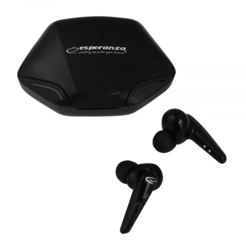 Esperanza EH231K belaidės ausinės/ausinės su mikrofonu, į ausį, skambučiai/muzika, Micro-USB, Bluetooth, juodos