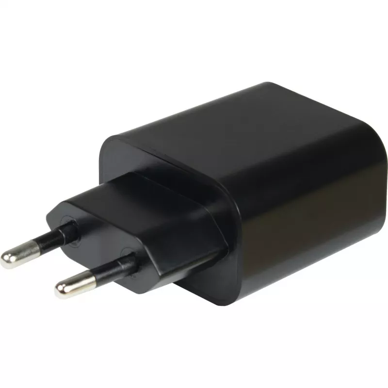 Įkroviklis PD-2020, USB-C įkroviklis (juodas, be laido, PD 20 W, Quick-Charge 3.0)