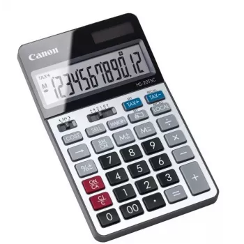 Canon HS-20TSC skaičiuotuvas stalinis finansinis juodas, sidabrinis