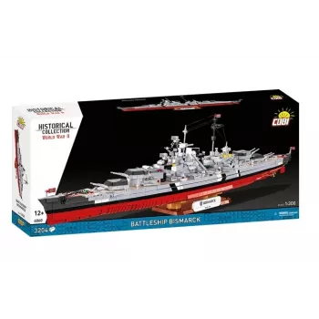 Konstruktorius Cobi Mūšio laivas Bismarck modelis su 3204 detalėmis - Cobi CO BI-4860