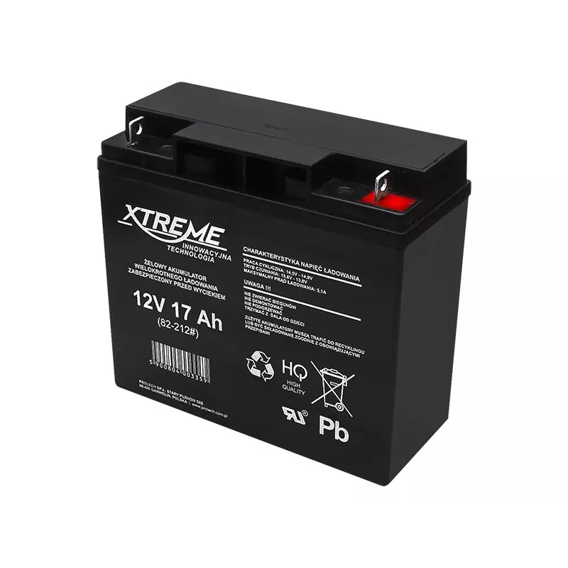 Gelinė baterija 12V 17Ah XTREME