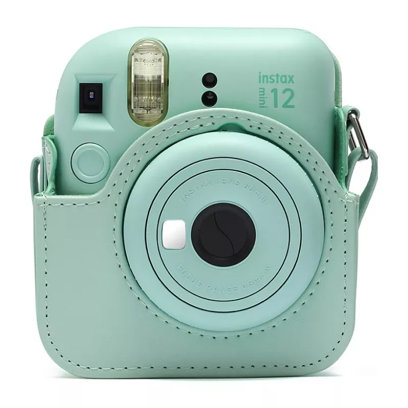 Kompaktiškas dėklas Fujifilm 4177082 žalias, skirtas Instax Mini 12