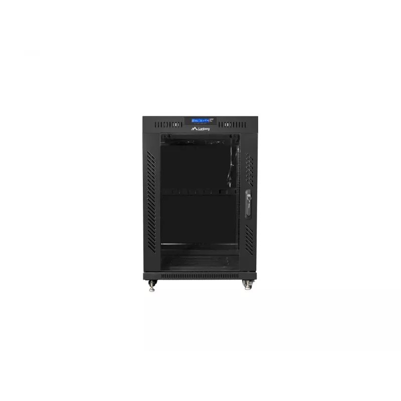 Stelažas laisvai pastatomas Lanberg FF01-8015-12BL 15U Juodas 800 kg