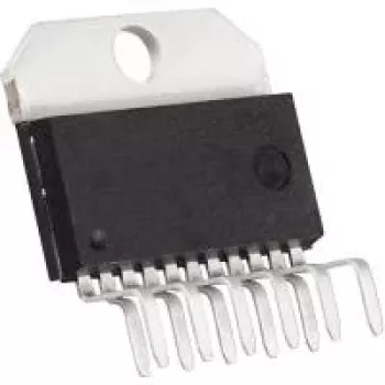 Garso galios stiprintuvo integrinis grandynas Texas Instruments LM3886T, vienkanalis, TO-220-11 korpuse