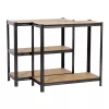 Extralink metalinė lentyna 180x90x40 juoda