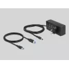 Delock DELOCK-63669 USB 3.2 skirstytuvas 7 prievadų, pilkas aliuminis