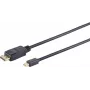 Mini DisplayPort į DisplayPort kabelis ShiverPeaks BS10-52025, 1 m, palaiko iki 3840×2160