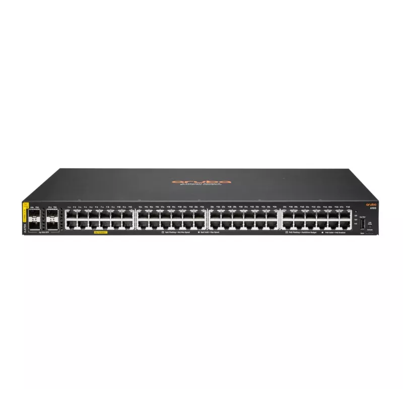 Valdomas jungiklis HPE Aruba Networking Aruba 6100 48G PoE 4SFP+ 370W