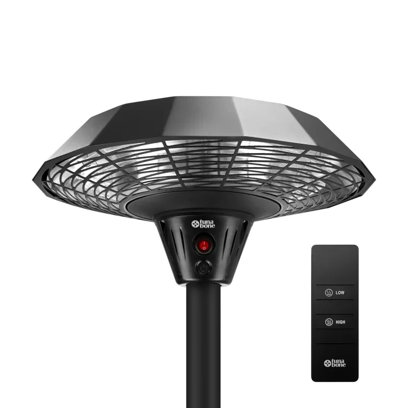 Elektrinis stovimas infraraudonųjų spindulių terasinis šildytuvas TARGUS TB2068S-01, 2000 W, 3 galios lygiai, IP45, iki 20 m²