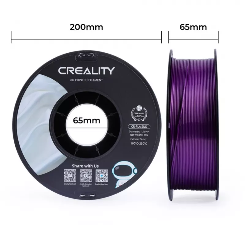 3D spausdinimo medžiaga Creality 3D 3301120005 Šilko violetinė 1 kg